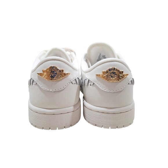 Nike Air Jordan 1 Method of Make Low Sail Metallic Gold Size 5.5 W FN5032-100 - Picture 4 of 11